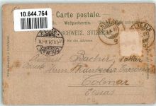 8000 Zürich 1901 Gebrauchsspuren Polytechnikum