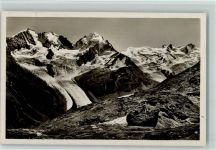 Fuorcla Surlej - Fuorcla Surley mit Piz Bernina Piz Roseg und Sellagruppe