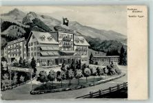 6067 Melchtal 1903 Künstlerkarte Kurhaus