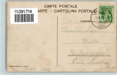 6490 Andermatt 1908 - Gotthardbahn-Expresszug Ort laut Stempel