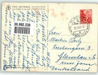 Spendenkarte Sommerlandschaft Pro Infirmis Schweiz 1950 Künstlerkarte