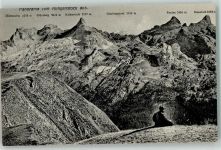 6433 Stoos SZ 1909 - Bergsteiger Klingenstock Misthaufen Glaridenstock Faulen