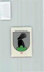 3713 Reichenbach im Kandertal - Vignette Wappen Kaffee Hag ca 1920-1940 Bärentatze