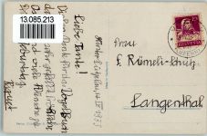 Lützelau Insel 1933 Foto AK Kurhaus - Verlag Globetrotter 1217