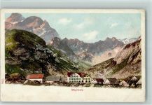 Meglisalp 1900 - Teilansicht AK
