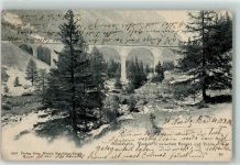 7482 Bergün Bravuogn 1904 - Viadukt Albulabahn