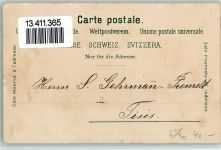 8000 Zürich Lithographie Theodosianum Zürich V.