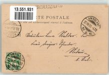 9533 Kirchberg SG 1903 Foto AK Bahnpost Zug 432 Nr. 16