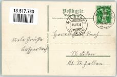 9056 Gais 1909 - Dorfplatz Säntis Oldtimer