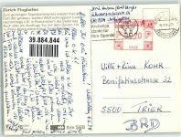 8000 Zürich Foto AK Eine McDonnell Douglas DC 10-30 der Swissair am Gate B34