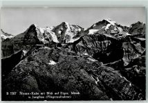 Niesen Gebrauchsspuren Fliegeraufnahme Eiger Mönch Jungfrau