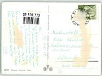 8716 Schmerikon Gebrauchsspuren Motorschiff Bahnpost