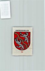 3672 Oberdiessbach - Vignette Wappen Kaffee Hag 1920-1940 Löwen