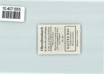 3672 Oberdiessbach - Vignette Wappen Kaffee Hag 1920-1940 Löwen