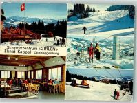 9642 Ebnat-Kappel 1981 Winter Gasthaus Seilbahn Girlen
