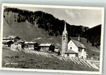 7188 Sedrun 1962 Foto AK Kirche