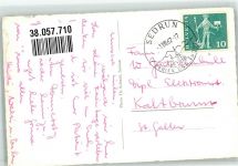 7188 Sedrun 1962 Foto AK Kirche