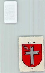 6760 Faido - Vignette Wappen Kaffee Hag ca 1920-1940