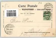6313 Menzingen 1904 - Ort lt. Stempel