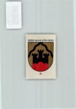 3150 Wahlern Schwarzenburg - Vignette Wappen Kaffee Hag ca 1920-1940 Burg