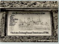4466 Ormalingen - Farnsburg vor der Zerstörung Zeichnung von E Büchels von ca 1750