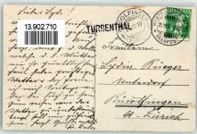 8488 Gyrenbad 1910 - bei Turbenthal mit Alpen