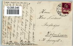 Thalwil vom See aus Gaberell 1931