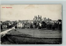 Rapperswil SG Wohltätigkeitskarte der Tuberkulose-Fürsorge Tuberkulose Gebrauchsspuren