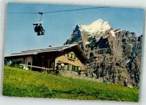 Wetterhorn Grindelwald 1960 Foto AK Seilbahn Gasthaus Bort Wetterhorn