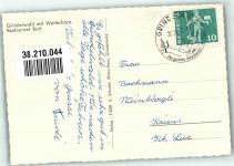 Wetterhorn Grindelwald 1960 Foto AK Seilbahn Gasthaus Bort Wetterhorn