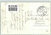 1680 Romont FR 1940 Foto AK Schloss Militärpost