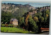 6083 Hasliberg Hohfluh 1923 Foto AK Hotel wetterhorn