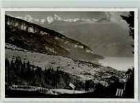 3657 Schwanden Sigriswil - Ausblick vom Blumenbergbad auf Eiger Mönch und Jungfrau