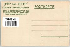 6130 Willisau - Wappen Für das Alter Luzerner Kantonal-Komitee 1. Serie 1926