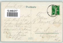 4450 Sissach 1913 Künstlerkarte Basellandschaftliches Kantonal Gesangfest sign. St. Ryf. Eggler