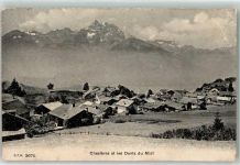 1885 Chesières 1906 Gebrauchsspuren Dents du Midi