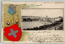 8000 Zürich 1902 Prägedruck Lithographie u. Lichtdruck