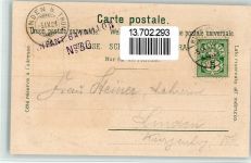 4950 Huttwil 1901 BOAKC Lithographie Kirche