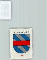 8303 Bassersdorf Baltenswil ZH - Vignette Wappen Kaffee Hag 1920-1940