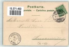 1880 Bex 1899 Künstlerkarte Chatel de la Vare