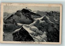 3801 Jungfraujoch - Flieger-Aufnahme Jungfrau mit Silberhörner und Giessengletscher von Norden