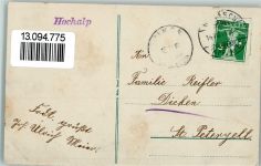 9107 Urnäsch 1911 - Panorama von der Hochalp bei Urnäsch Hochalp