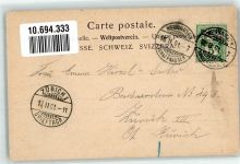 8212 Neuhausen am Rheinfall 1901 - Wilhelm Tell Festspiele Ort lt. Stempel