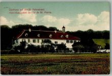 2513 Twann Foto AK Hotel Gasthaus de Ile de St. Pierre Feldpost