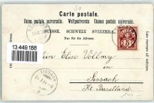 4143 Dornach 1898 Lithographie Schloss Angenstein Denkmal Birseck Ruine Schloss Dornach Aussichtsturm