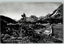 7516 Maloja 1958 - gegen die Berge Herberge