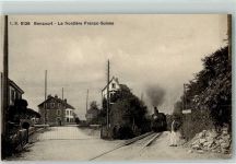 2926 Boncourt - la frontiere Franco Suisse Eisenbahn