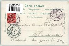 9424 Rheineck 1897 Lithographie Drahtseilbahn Schloss des Fürsten v. Hohenzollern