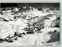 7457 Bivio - Bivio am Julierpass gegen Roccabella und Piz Lagrèv Winteraufnahme