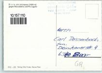 7457 Bivio - Bivio am Julierpass gegen Roccabella und Piz Lagrèv Winteraufnahme